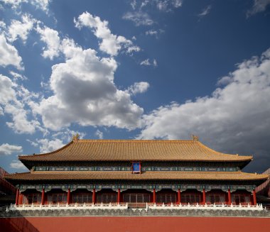 Yasak Şehir, beijing, Çin - Çin İmparatorluk saraydan ming Hanedanı qing Hanedanı sona yapıldı.