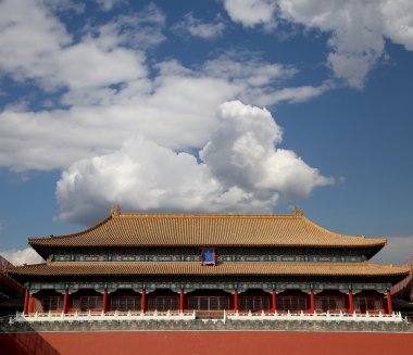 Yasak Şehir, beijing, Çin - Çin İmparatorluk saraydan ming Hanedanı qing Hanedanı sona yapıldı.