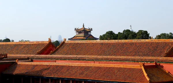 Cidade Proibida, Pequim, China foi o palácio imperial chinês desde a Dinastia Ming até o final da Dinastia Qing. — Fotografia de Stock