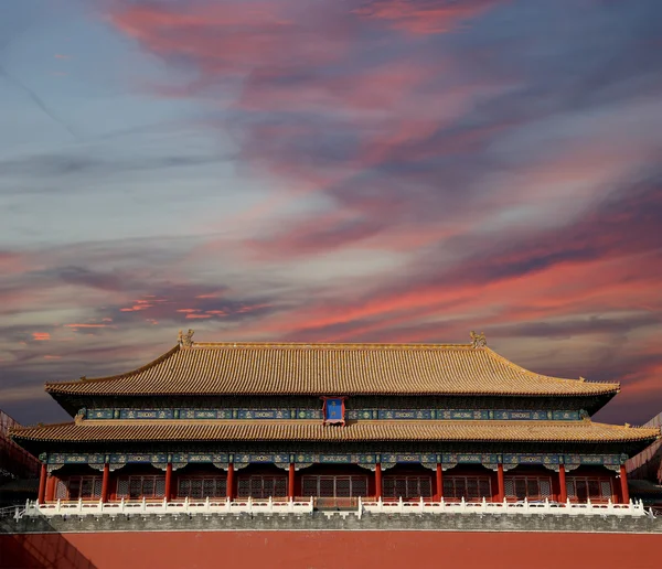 Forbidden City, Beijing, China -- was the Chinese imperial palace from the Ming Dynasty to the end of the Qing Dynasty — Stock Photo, Image