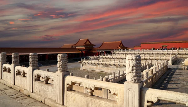 Cidade Proibida, Pequim, China foi o palácio imperial chinês desde a Dinastia Ming até o final da Dinastia Qing. — Fotografia de Stock