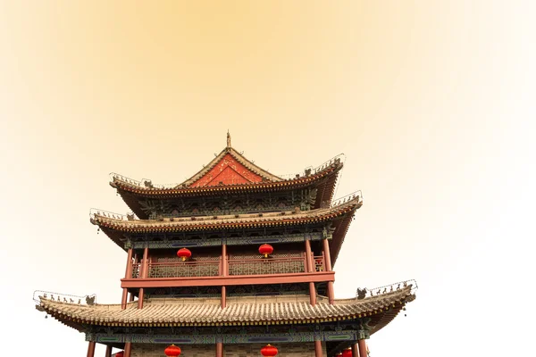 Le fortificazioni di Xian (Sian, Xi'an) antica capitale della Cina- rappresentano una delle mura più antiche e meglio conservate della città cinese — Foto Stock