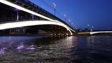 Bolshoy Ustinsky Bridge in Moscow, Russia