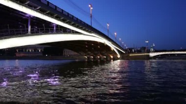 Bolshoy Ustinsky Bridge in Moscow, Russia