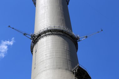Ostankino televizyon kulesi, Moskova, Rusya. ayakta 540.1 metre uzunluğunda, 500 metre yüksekliğindeki aşmak için dünyanın ilk müstakil yapı yapıldı..