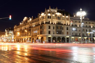 Geceleri, Rusya Moskova Merkezi (metropol hotel) içinde oluşturma tarihi