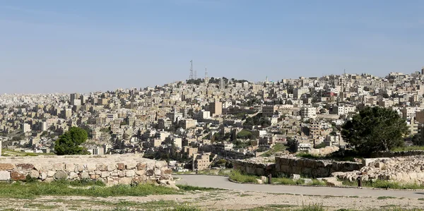 Amman'ın manzarası, jordan görünümünü — Stok fotoğraf