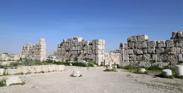 Старый римский Цитадель Хилл, Иордания — стоковое фото