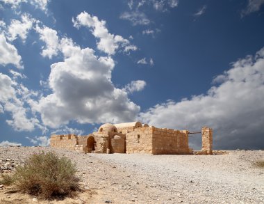 amman, Ürdün yakınındaki Quseir (Kasr) amra çöl castle. ünlü fresk 's ile dünya mirası.