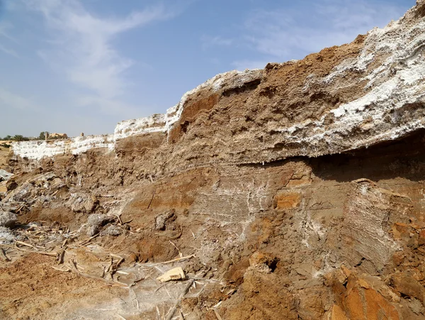 Soli z Morza Martwego w Jordanii — Zdjęcie stockowe