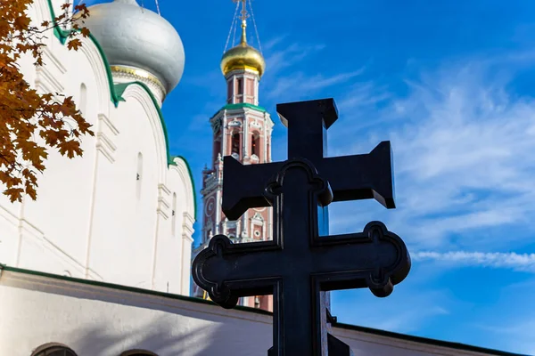 Convento Novodevichy Mosteiro Bogoroditse Smolensky Dia Ensolarado Outono Moscovo Rússia — Fotografia de Stock