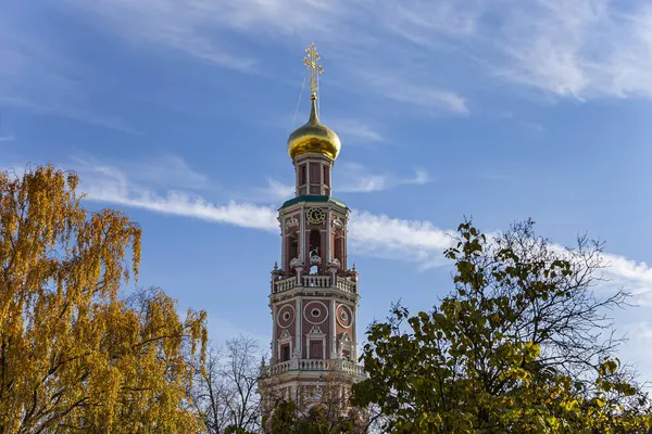 Μονή Novodevichy Μοναστήρι Bogoroditse Smolensky Μια Ηλιόλουστη Ημέρα Του Φθινοπώρου — Φωτογραφία Αρχείου