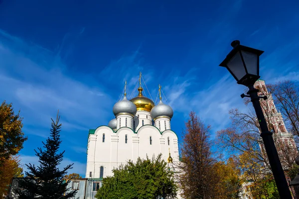 Μονή Novodevichy Μοναστήρι Bogoroditse Smolensky Μια Ηλιόλουστη Ημέρα Του Φθινοπώρου — Φωτογραφία Αρχείου