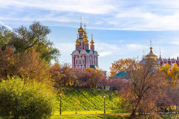 Blick Auf Das Nowodewitschij Kloster Bogoroditse Smolensky Kloster Und Den — Stockfoto