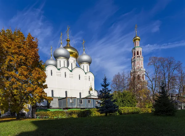 Convento Novodevichy Mosteiro Bogoroditse Smolensky Dia Ensolarado Outono Moscovo Rússia — Fotografia de Stock