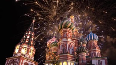 Şefaat, en kutsal Theotokos hendek (tapınak fesleğen mübarek) Tarih ve havai fişek, Kızıl Meydan, Moskova, Rusya katedral  