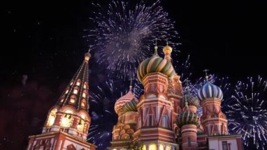 Şefaat, en kutsal Theotokos hendek (tapınak fesleğen mübarek) Tarih ve havai fişek, Kızıl Meydan, Moskova, Rusya katedral  