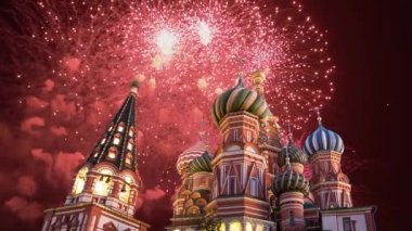 Şefaat, en kutsal Theotokos hendek (tapınak fesleğen mübarek) Tarih ve havai fişek, Kızıl Meydan, Moskova, Rusya katedral  