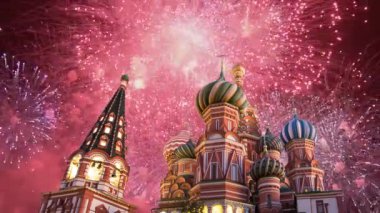 Şefaat, en kutsal Theotokos hendek (tapınak fesleğen mübarek) Tarih ve havai fişek, Kızıl Meydan, Moskova, Rusya katedral  