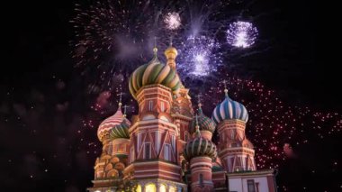 Şefaat, en kutsal Theotokos hendek (tapınak fesleğen mübarek) Tarih ve havai fişek, Kızıl Meydan, Moskova, Rusya katedral  