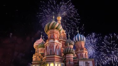 Şefaat, en kutsal Theotokos hendek (tapınak fesleğen mübarek) Tarih ve havai fişek, Kızıl Meydan, Moskova, Rusya katedral  