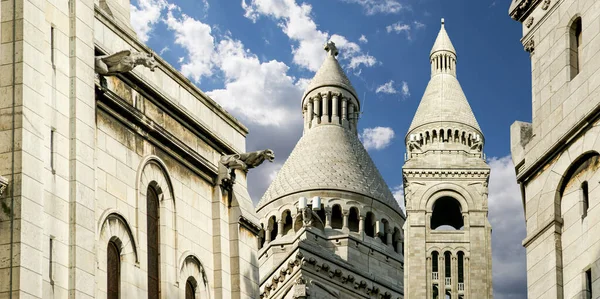 Basílica Sagrado Coração Paris Vulgarmente Conhecida Como Basílica Sacro Coeur — Fotografia de Stock