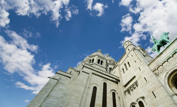 Basilika Des Heiligen Herzens Von Paris Allgemein Bekannt Als Basilika — Stockfoto