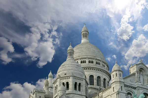 Basílica Del Sagrado Corazón París Comúnmente Conocida Como Basílica Del — Foto de Stock