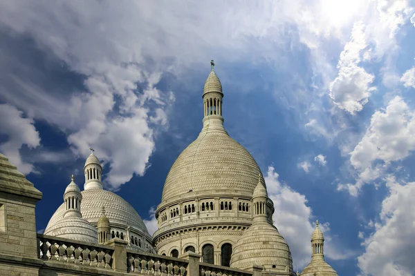 Basílica Sagrado Coração Paris Vulgarmente Conhecida Como Basílica Sacro Coeur — Fotografia de Stock