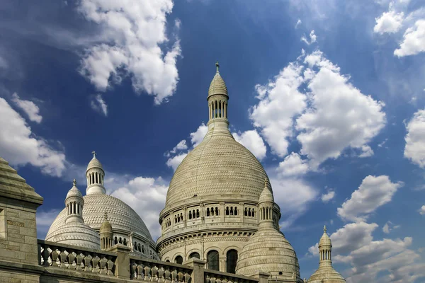 Basílica Sagrado Coração Paris Vulgarmente Conhecida Como Basílica Sacro Coeur — Fotografia de Stock