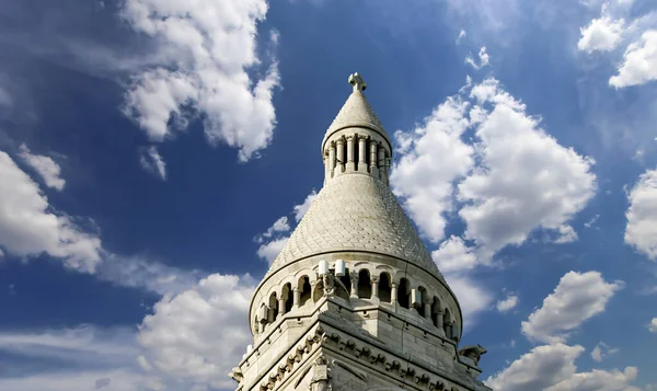 Basílica Sagrado Coração Paris Vulgarmente Conhecida Como Basílica Sacro Coeur — Fotografia de Stock