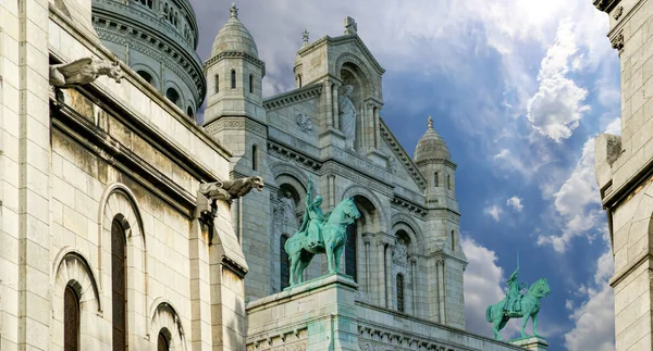 Bazilika Posvátného Srdce Paříže Obecně Známá Jako Sacre Coeur Basilica — Stock fotografie