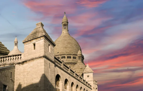 Basílica Sagrado Coração Paris Vulgarmente Conhecida Como Basílica Sacro Coeur — Fotografia de Stock