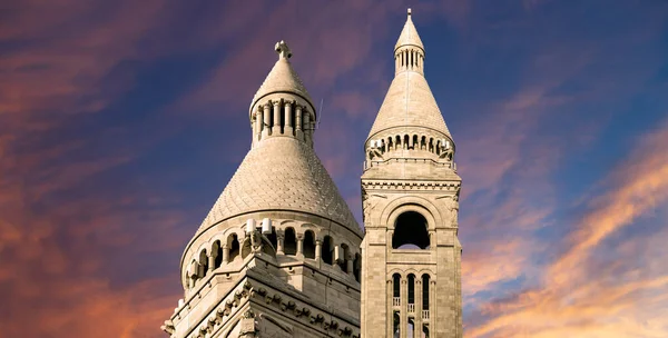 Basiliek Van Het Heilig Hart Van Parijs Beter Bekend Als — Stockfoto