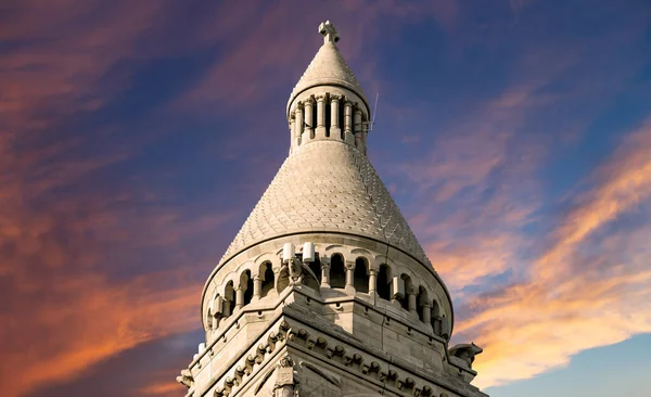 Basílica Sagrado Coração Paris Vulgarmente Conhecida Como Basílica Sacro Coeur — Fotografia de Stock