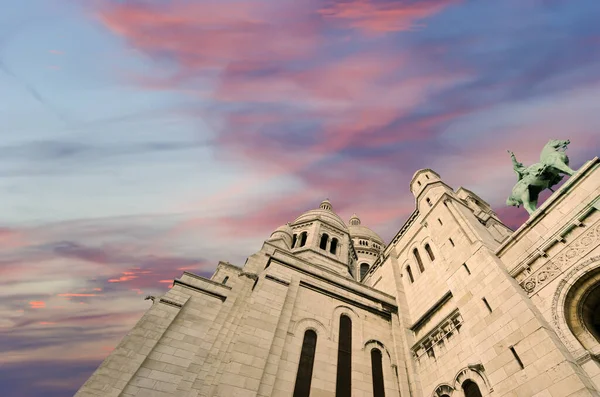 Basilikan Det Heliga Hjärtat Paris Allmänt Känd Som Sacre Coeur — Stockfoto