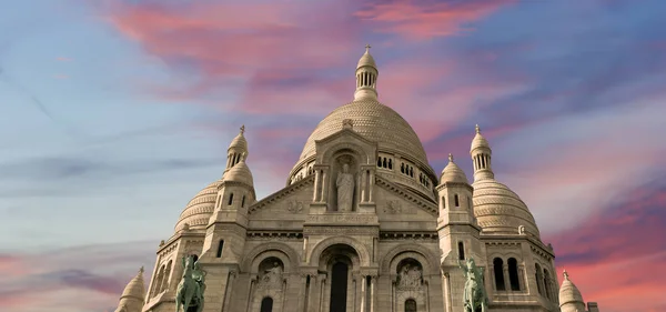 Bazilica Inimii Sacre Din Paris Cunoscută Sub Numele Bazilica Sacre — Fotografie, imagine de stoc
