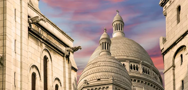 Bazilika Posvátného Srdce Paříže Obecně Známá Jako Sacre Coeur Basilica — Stock fotografie