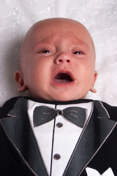 Crying Baby Boy — Stockfoto