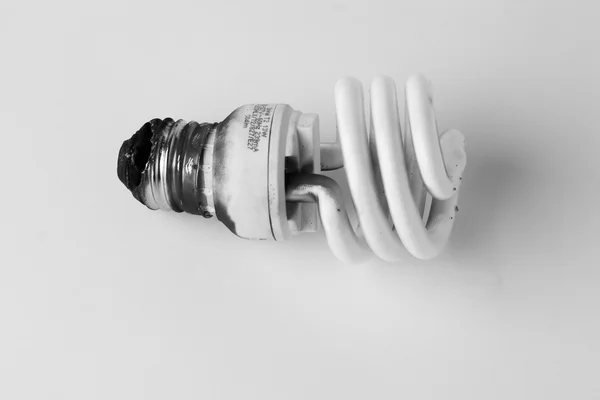 Light Bulb Burned — Stock Photo, Image