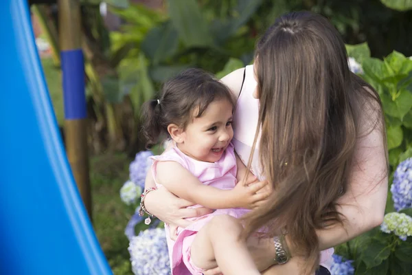 Lovely Mother And Gir — Stock Photo, Image