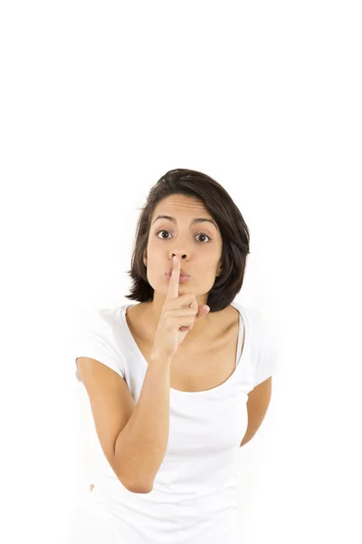 Shhh - vara tyst — Stockfoto