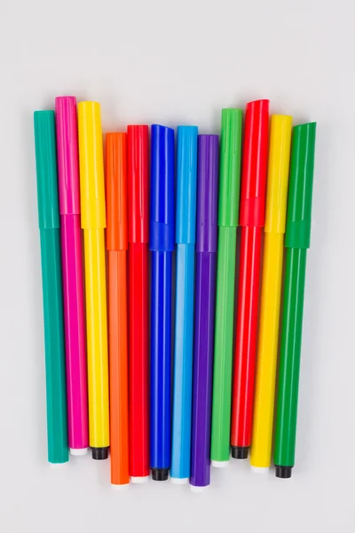 Colored marker pens — Stock Photo, Image