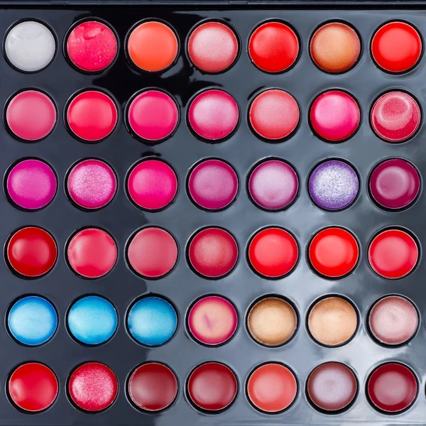 Colourful makeup palette. Makeup background — Stock Photo, Image