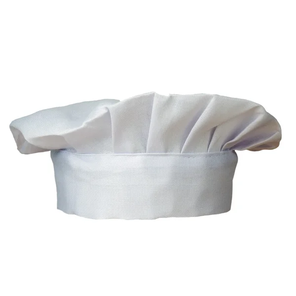 Cuoco cappello isolato su sfondo bianco — Foto Stock