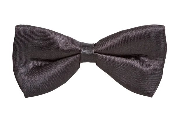 Black bow tie isolated on white background Stock Photo