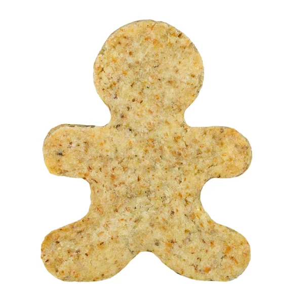 Blank gingerbread man cookie — Stock Photo, Image