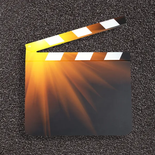 Movie production clapper — Stock Photo, Image
