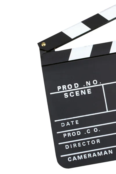 Película producción clapper — Foto de Stock