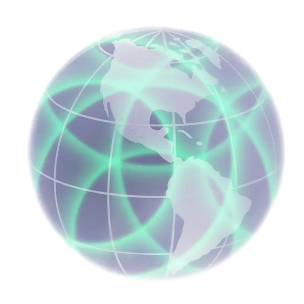 Globe focusing on North America — Stock Photo, Image